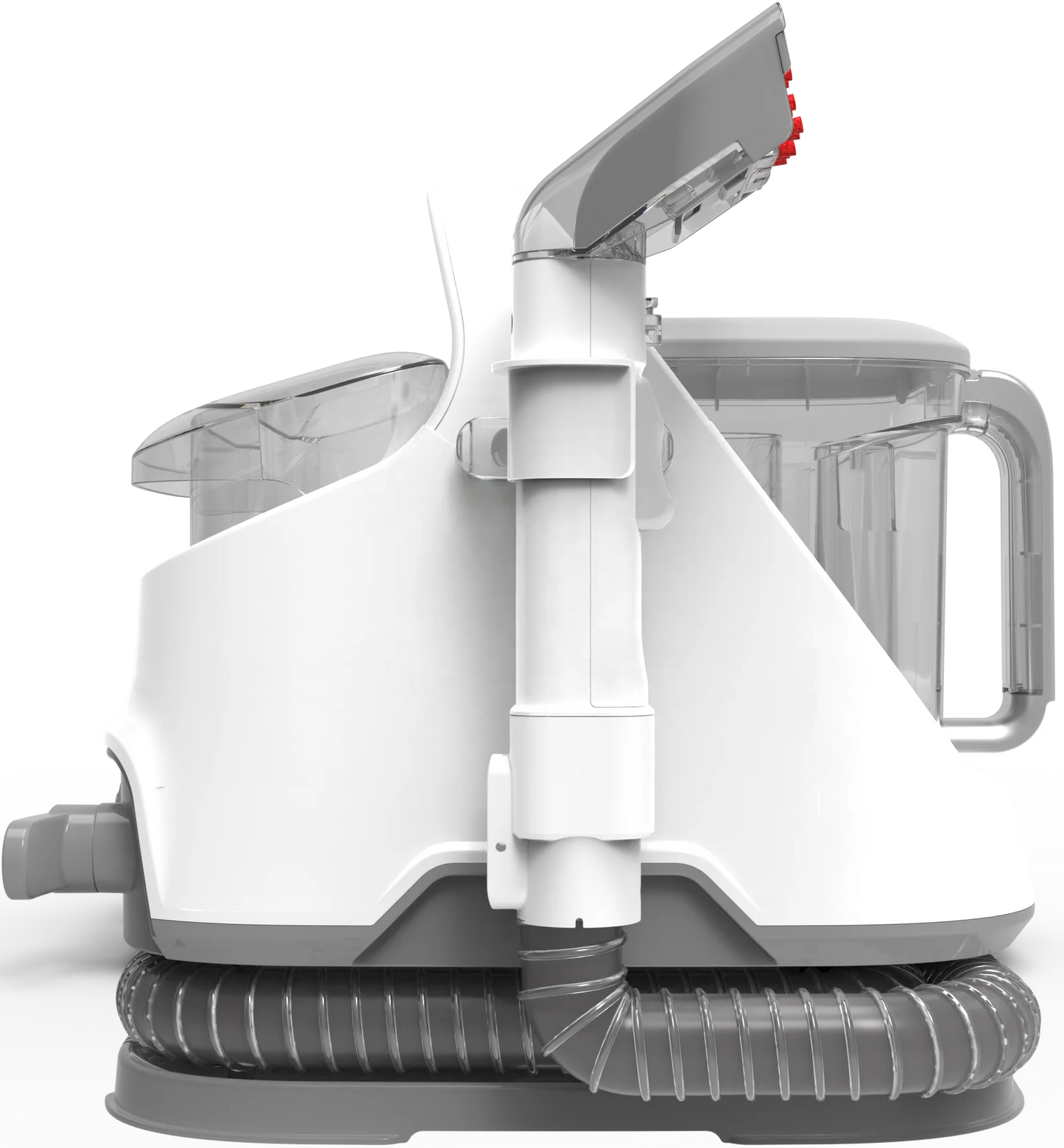 BackupMyFileSnow.com® black household upholstery and commercial professional vacuum steam cleaner for carpets and upholstery.