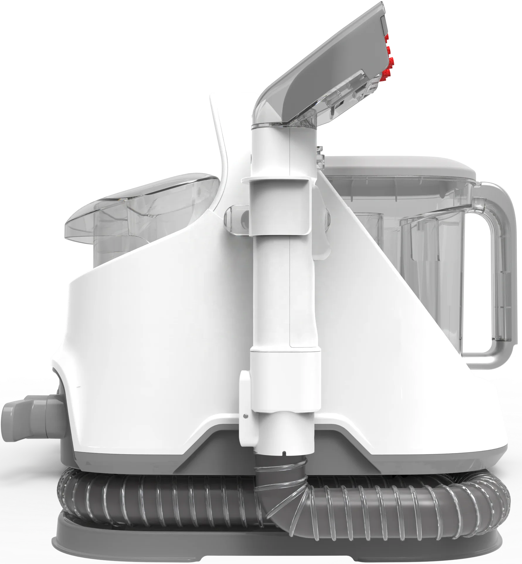 BackupMyFileSnow.com® black household upholstery and commercial professional vacuum steam cleaner for carpets and upholstery.