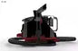 Black BACKUPMYFILESNOW.COM® portable commercial upholstery and carpet cleaner with vacuum and steam functions for household use.