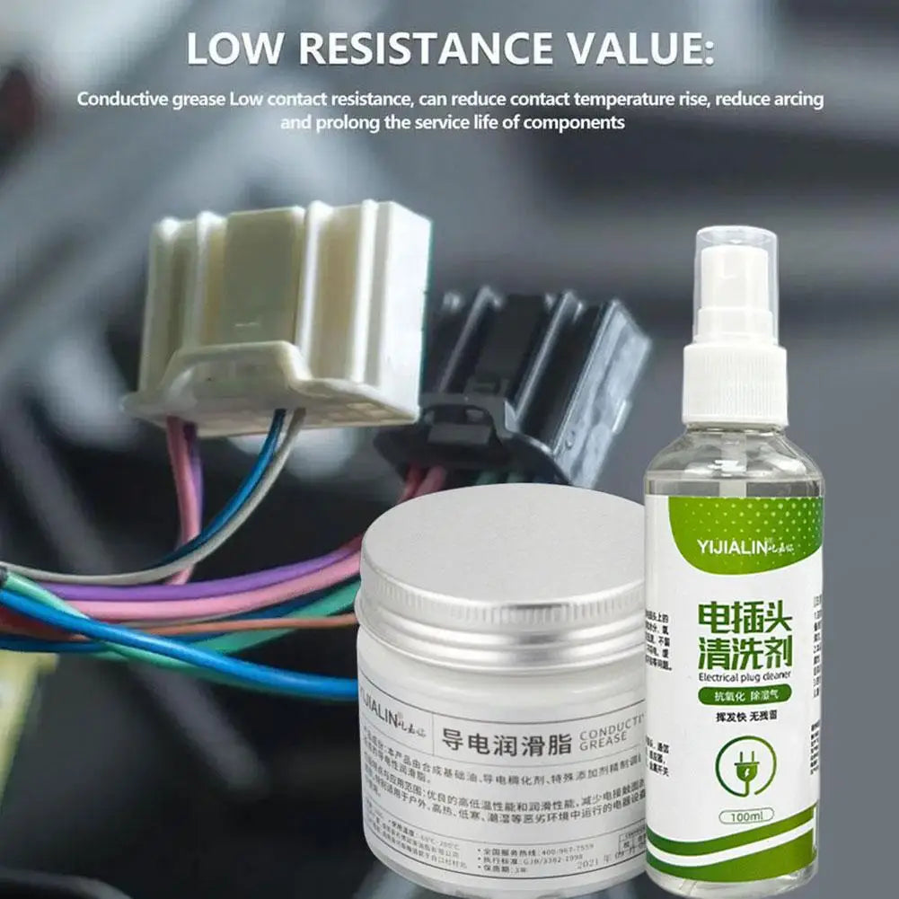 BackupMyFilesNow® 100ml electrical contact cleaner spray with fast-drying, non-flammable formula for industrial equipment and car parts.