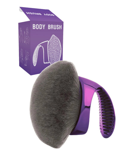 Beauty Blend & Blur Body Kabuki Brush with large vegan bristles for self-tanner and foundation blending, professional applicator.