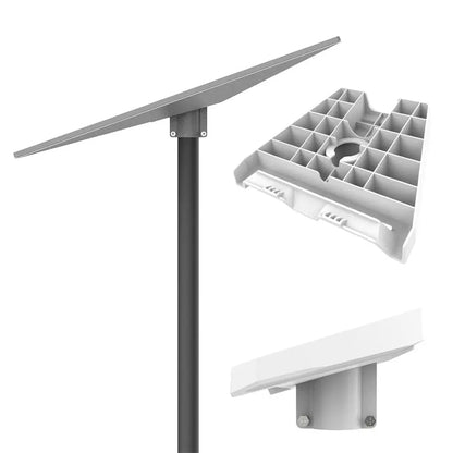 Starlink Gen 3 pipe adapter and ABS pole mount bracket for V3 roof installation, compatible with Starlink satellite dish.