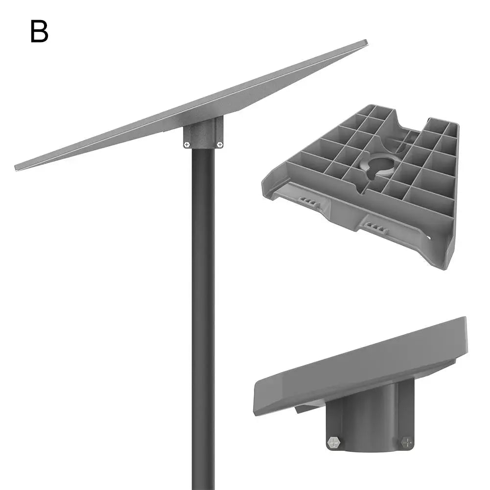 Starlink Gen 3 Pipe Adapter round tube ABS pole mount bracket for roof installation, shown with mounting hardware.
