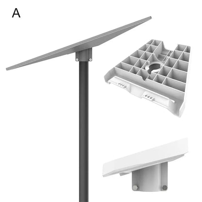 Starlink Gen 3 pipe adapter and pole mount bracket in round tube ABS for roof mount installation.