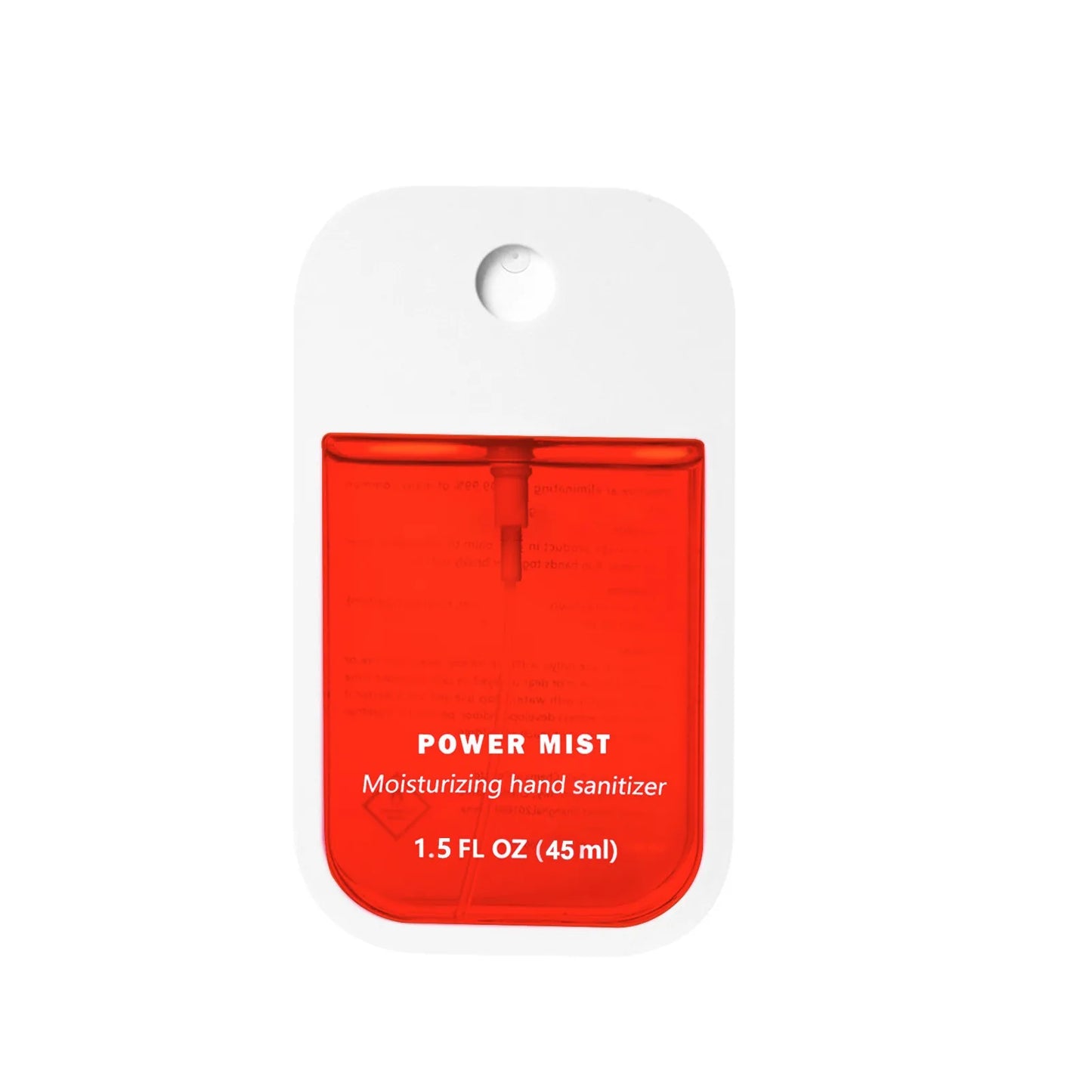 Portable BackupMyFilesNow.com 7 Flavors Power Mist Hand Sanitizer spray, hydrating hand sanitizer for adults in a compact bottle.