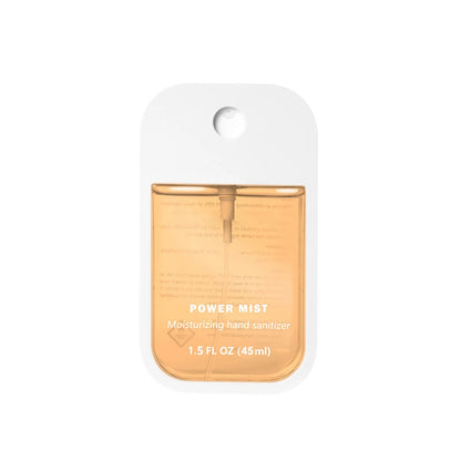 BackupMyFilesNow 7 Flavors Power Mist Hand Sanitizer spray in a portable bottle, hydrating and suitable for adult use