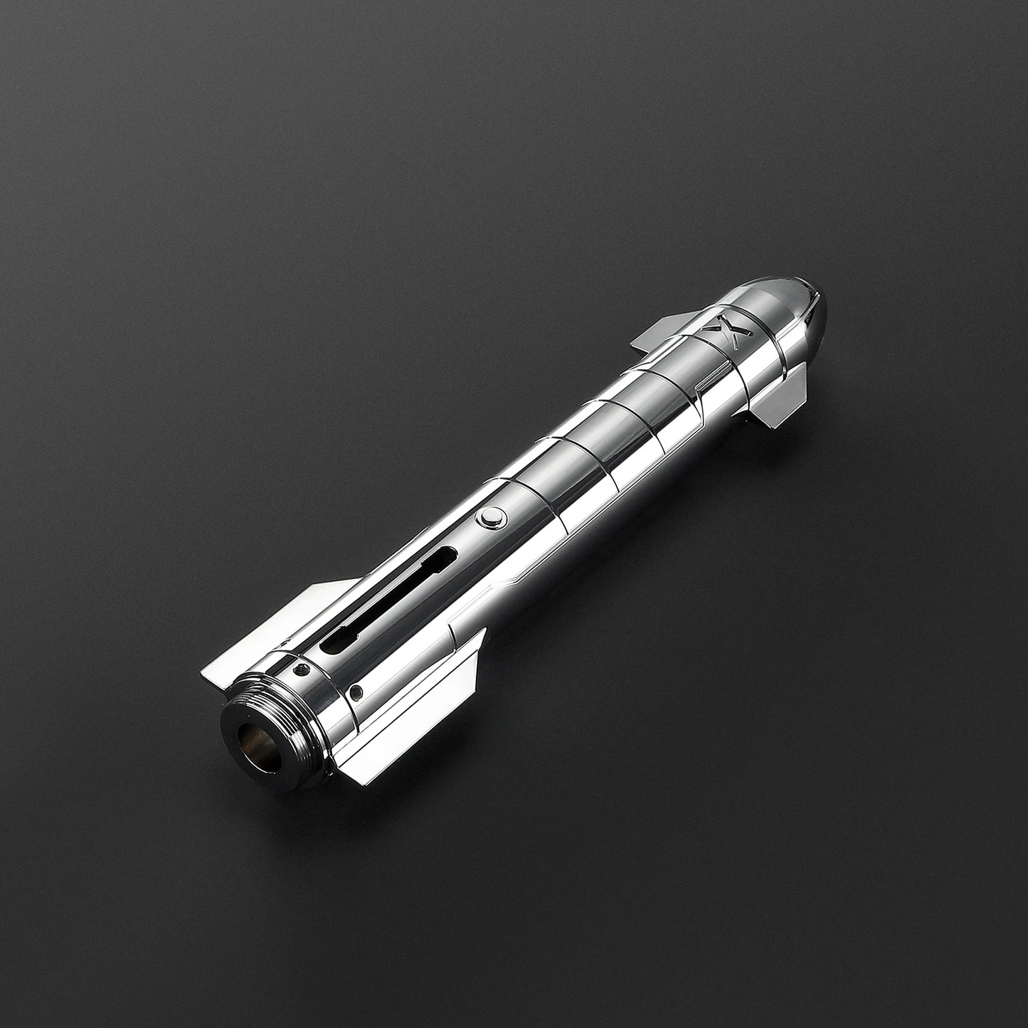 DAMIENSABER professional Baselit LED combat lightsaber with RGB light-up blade, smooth swing action, sound activation, and vibrant colors.