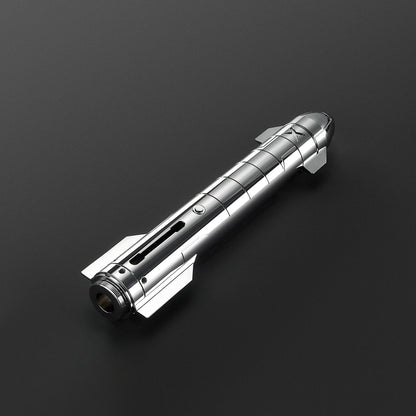 DAMIENSABER professional Baselit LED combat lightsaber with RGB light-up blade, smooth swing action, sound activation, and vibrant colors.