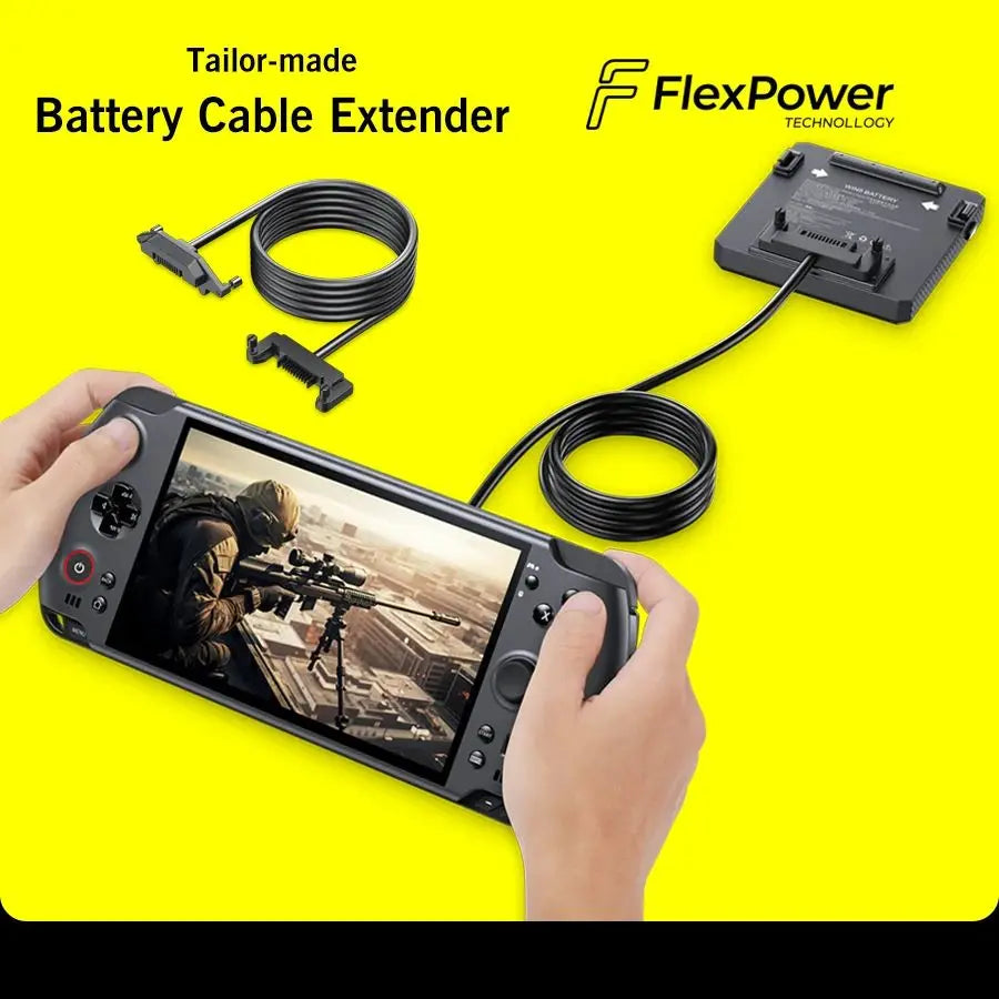 GPD Win5 handheld gaming console with 7-inch 120Hz 1080P LTPS screen, AMD395 processor, Windows 11, RGB ergonomic design.