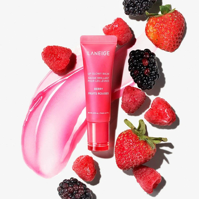 Berry Fruit Lip Glowy Balm by BackupMyFilesNow.com, lightweight hydrating lip treatment with natural ingredients and moisturizing repair.