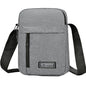 Black men's nylon bag from BackupMyFilesNow.com, versatile single shoulder or cross-body design for daily school use.