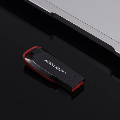 Black JASTER USB flash drive with 128GB capacity, key chain design, portable memory stick for business and personal use.