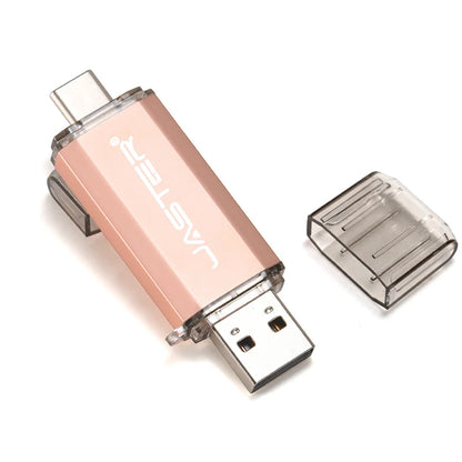 Black and red 128GB USB-C flash drive by BackupMyFilesNow with metal body, compact design, suitable for data storage and transfer