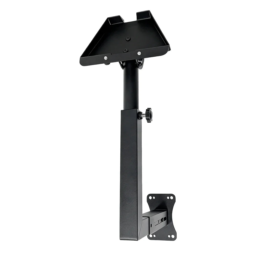Black 16-inch Starlink Gen 3 adjustable wall mount support arm, rustproof and weatherproof for concrete and wood walls, easy to install.