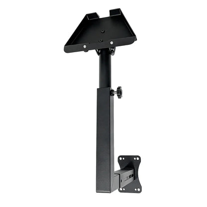 Black 16-inch Starlink Gen 3 adjustable wall mount support arm, rustproof and weatherproof for concrete and wood walls, easy to install.