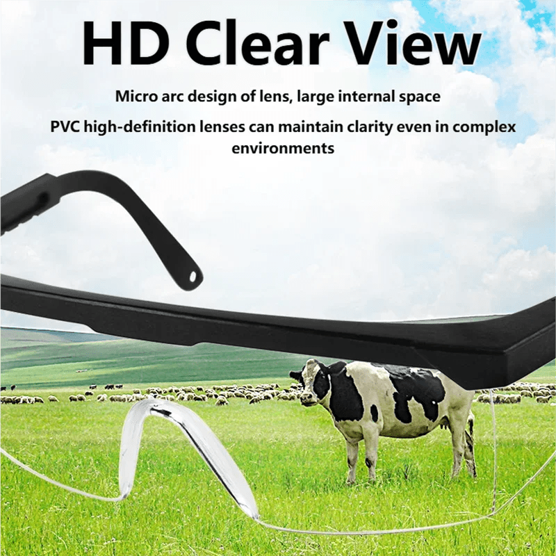 BACKUPMYFILESNOW® anti-splash safety goggles with protective lenses for lab work, industrial use, cycling, and dust protection.