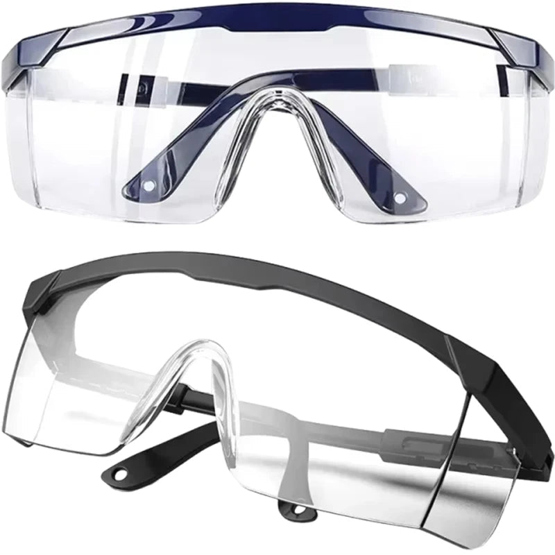 BACKUPMYFILESNOW.COM® black anti-splash protection goggles for work safety, lab use, industrial dust, and cycling eye protection.