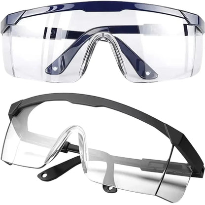 BACKUPMYFILESNOW.COM® black anti-splash protection goggles for work safety, lab use, industrial dust, and cycling eye protection.