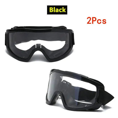 BackupMyFileSnow® safety antifog protective goggles, clear wind-proof work glasses for industrial, lab, cycling, and riding use.