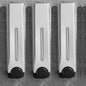 Black ZAOQI 500ml wall-mounted soap dispenser for shower gel and detergent, designed for bathroom accessories.