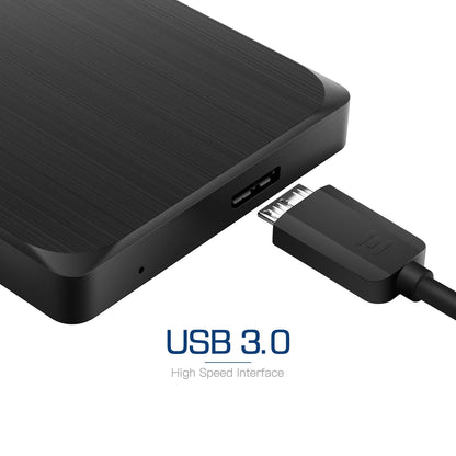 UnionSine 2.5-inch external HDD from BackupMyFilesNow.com with 1TB capacity, black portable hard drive for PC, PS4, Xbox, and backup