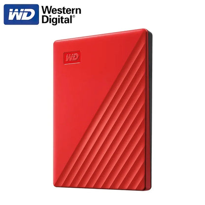 Western Digital WD My Passport portable external hard drive in black, available in 1TB to 5TB, with USB 3.0 and backup features