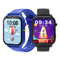 Black 2025 smart children's watch with HD touch screen, camera, games, sleep monitor, alarm clock, and calculator.