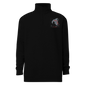 Black unisex fleece pullover by Cotton Heritage, size 2XL, featuring a cozy, soft cotton fleece material.