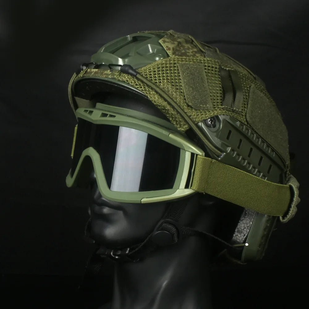 BackupMyFilesNow.com® 2026 Airsoft tactical goggles with three lenses, windproof, dustproof, and protective for shooting and motocross.