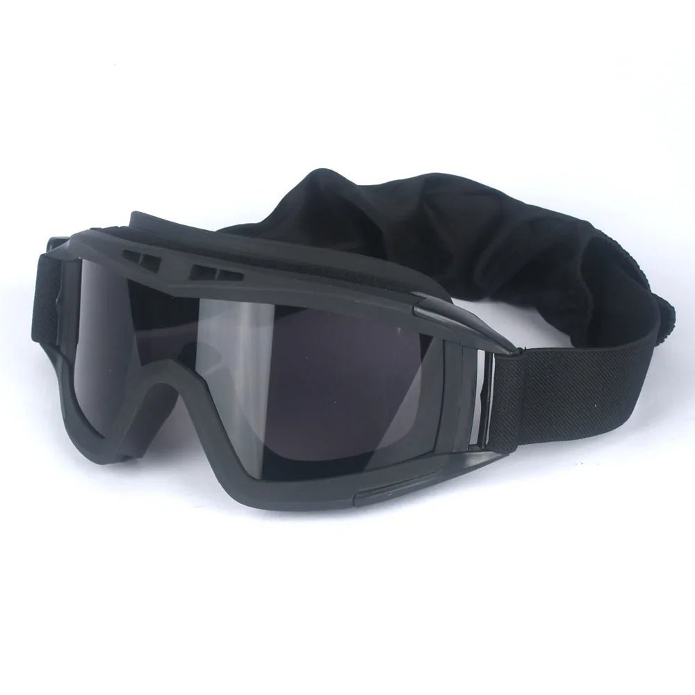 BackupMyFileSNOW® 2026 Airsoft Tactical Goggles with 3 lenses, windproof, dustproof, motorcycle mountaineering glasses for safe protection.