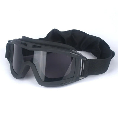 BackupMyFileSNOW® 2026 Airsoft Tactical Goggles with 3 lenses, windproof, dustproof, motorcycle mountaineering glasses for safe protection.