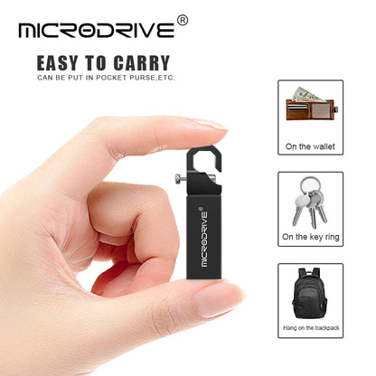 Black USB flash drive in various capacities including 32GB, 64GB, 128GB, 256GB, and 8GB, 4GB, 8GB Thumb Pendrive from BackupMyFilesNow.com