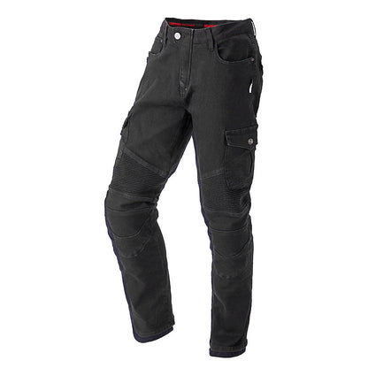 Camouflage jeans from BACKUPMYFILESNOW® with a racing belt protector, featuring a stylish camouflage pattern and functional belt protection.