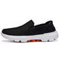 Black men's slip-on loafers by BackupMyFilesNow.com, breathable casual driving shoes with non-slip soles, size 45.