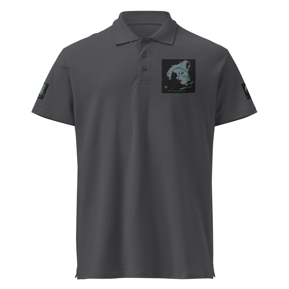 Black unisex premium pique polo shirt by SOL'S, size 3XL, featuring a classic collar and short sleeves.