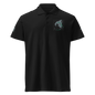 Black unisex premium pique polo shirt by SOL'S, size 3XL, featuring a classic collar and front buttons.