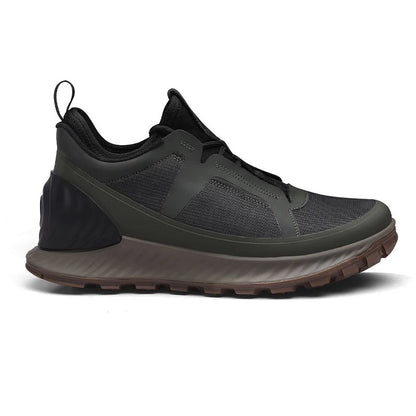 Black men's lightweight outdoor running and hiking shoes by BackupMyFilesNow, designed for walking, mountain climbing, camping, and hunting.
