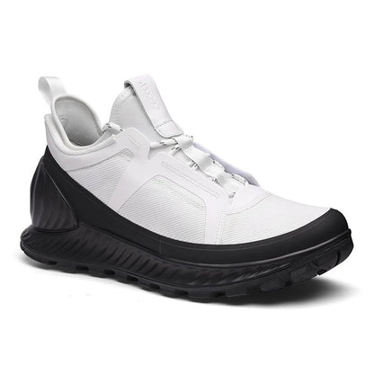 Black men's lightweight outdoor running shoes by BackupMyFilesNow.com, designed for hiking, mountain climbing, camping, and hunting.