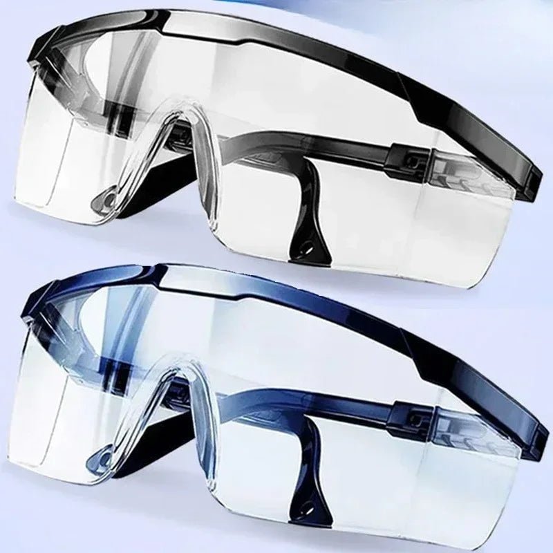 Set of 40 black anti-splash safety goggles by BACKUPMYFILESNOW.COM®, windproof and dustproof protective glasses for work safety.