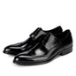 Black British business shoes by BackupMyFilesNow.com, showing polished leather with lace-up design and sleek formal style.