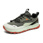 Black HOBIBEAR unisex running shoes with elastic bands, lightweight, breathable hiking sneakers suitable for casual wear.