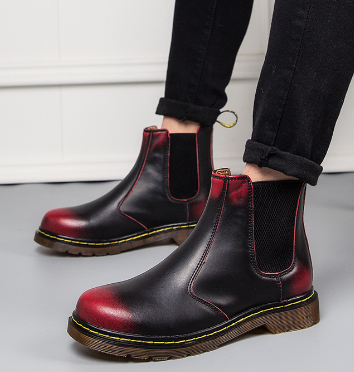 Autumn style thick-heeled cowhide Martin boots for women with sturdy heels and classic design, from BACKUPMYFILESNOW.COM®.