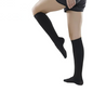 Black varicose support compression socks from BACKUPMYFILESNOW.COM® in 4XL size, designed to improve leg circulation and reduce swelling.