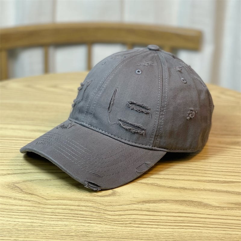 Retro distressed baseball hat for men and women, stylish casual cap with adjustable strap from BACKUPMYFILESNOW.COM®