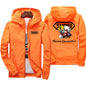 Black men's windproof waterproof jacket with mountain and bicycle hoods, ideal for spring and autumn, by BACKUPMYFILESNOW.COM®.