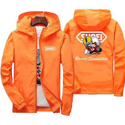 Black men's windproof waterproof jacket with mountain and bicycle hoods, suitable for spring and autumn, by BACKUPMYFILESNOW.COM®.