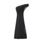 Black automatic soap and sanitizer dispenser with non-contact sensor for home and store use, compact and easy to operate.