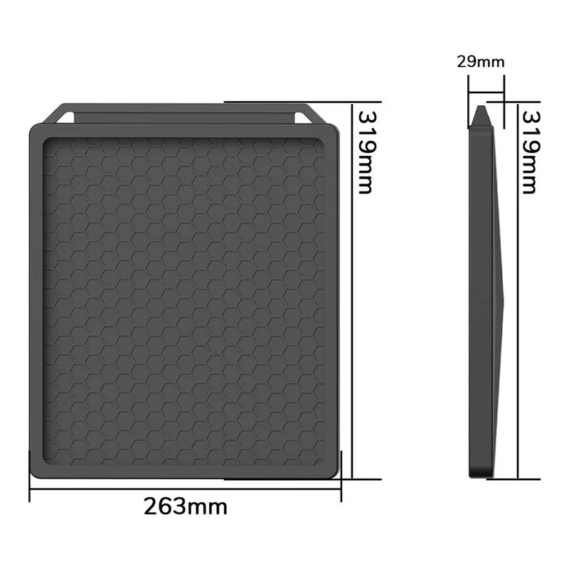 Black silicone protective cover with carabiner for Starlink Mini, providing full coverage and outdoor portability.