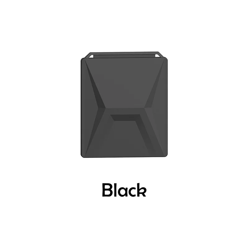 Black silicone protective cover with carabiner for Starlink Mini, enhances outdoor portability and full device coverage.