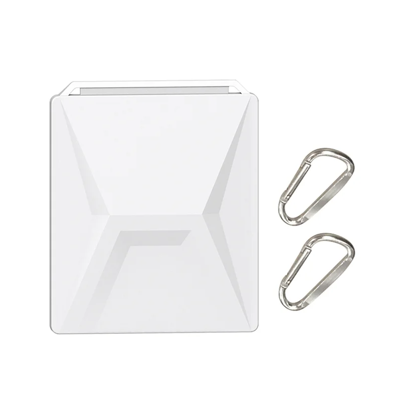 Black silicone protective cover with carabiner for Starlink Mini, providing full coverage and outdoor portability.